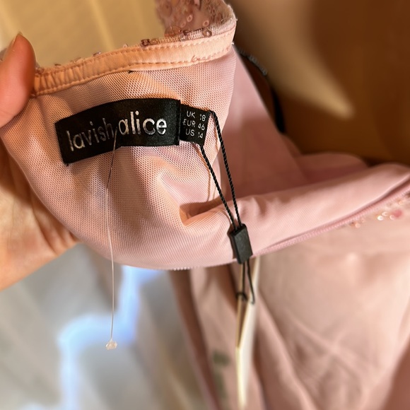 LAVISH ALICE Sequined One Shoulder Dress - Picture 12 of 12